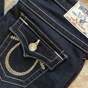 True Religion Studded Skinny Jean